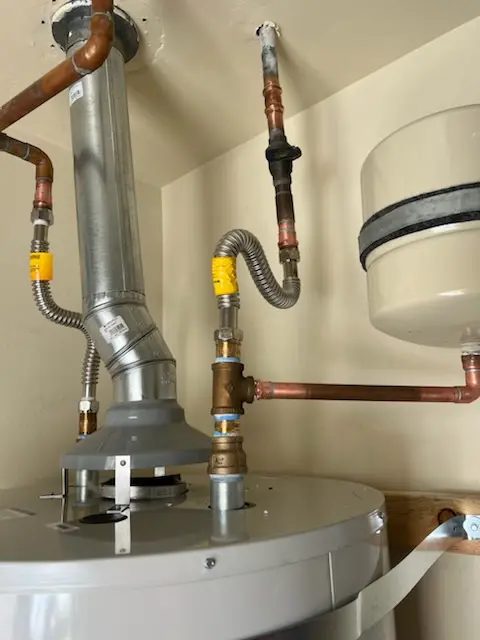 Water heater installation and plumbing repair in South Broad Street